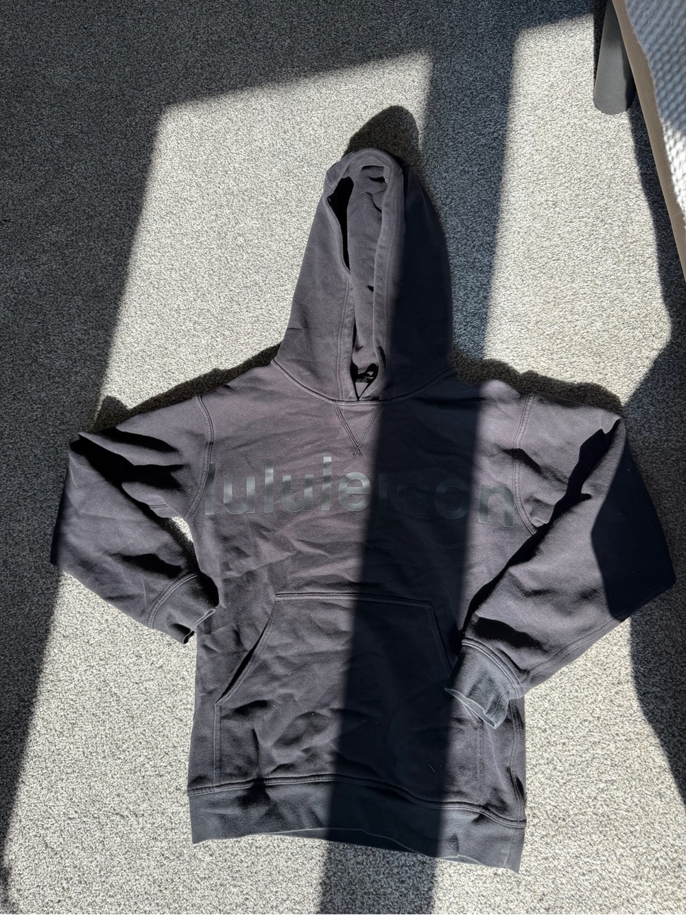 lululemon athletica Men's Black Logo Hoodie